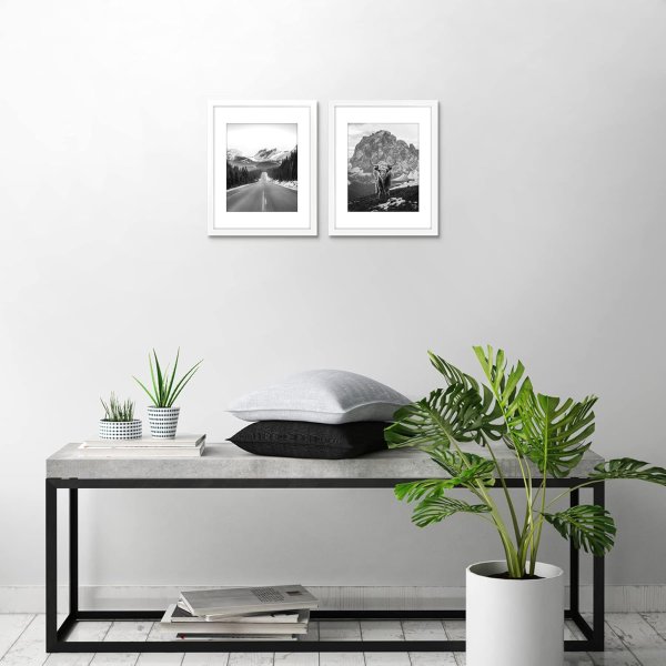 Americanflat 8x10 相框 白色 2件装