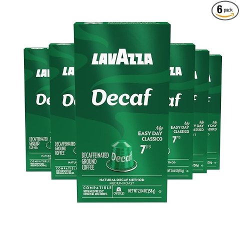 Lavazza DEK Aluminum Coffee Capsules 60 Count