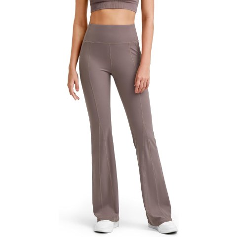 G4Free BareFeel High Waisted Flare Yoga Pants for Women 31 Inch