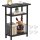 Heybly Narrow Side Table HET004BK1 Black 25.2 Inch