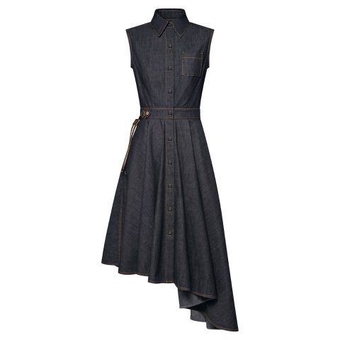 Louis VuittonDenim Shirt Dress 100% Cotton