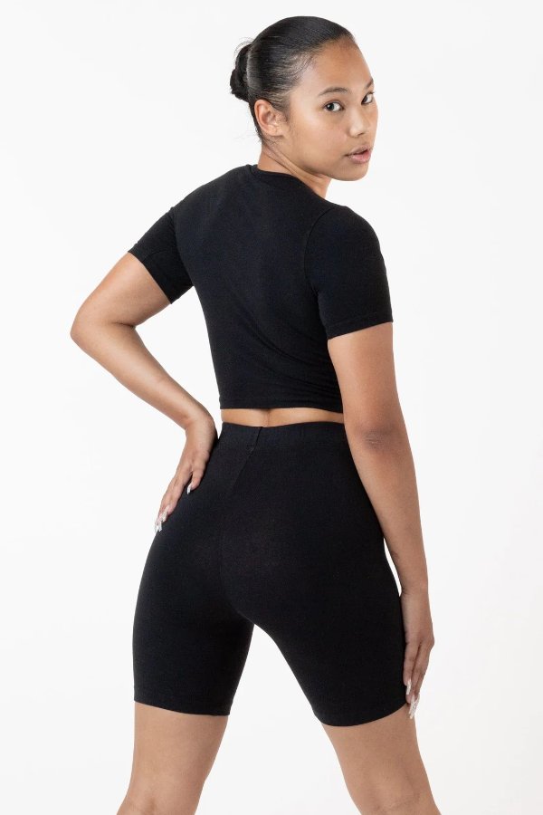 Los Angeles Apparel 8382GD Garment Dye Bike Shorts
