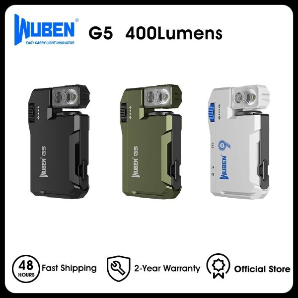 WUBEN G5 Mini Portable Flashlight 400 Lumens