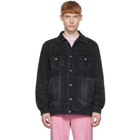 We11done Black Denim Jacket