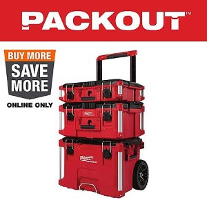 Milwaukee PACKOUT 22英寸工具箱套装