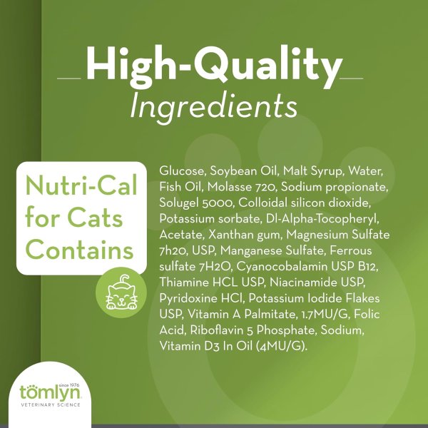 Nutri-Cal High Calorie Dietary Supplement for Cats 4.25oz 2-Pack