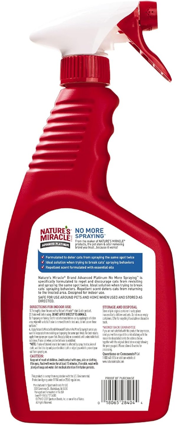 Advanced Platinum Cat Spray Deterrent 24oz