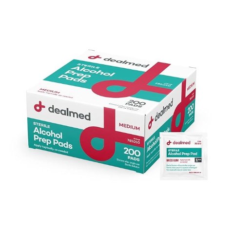 Dealmed 酒精棉片 200片 中号