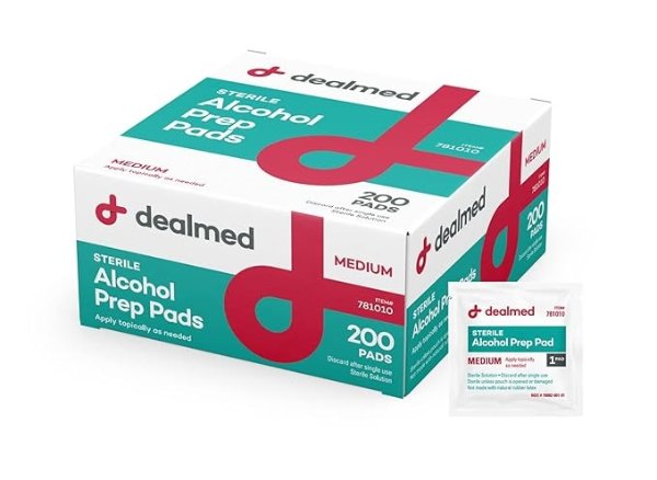 Dealmed 酒精棉片 200片 中号