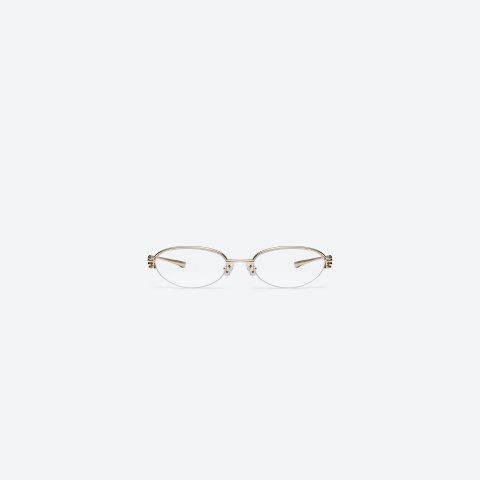Gentle MonsterOrigami 031 Gold Oval Glasses