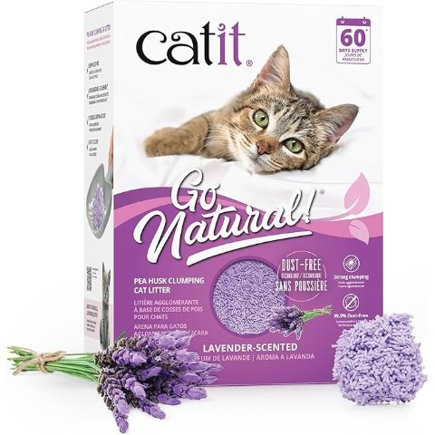 Catit 豌豆壳猫砂 12.3磅 薰衣草香