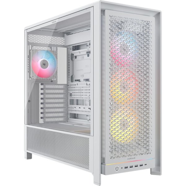 CORSAIR 5000D RS ARGB Mid-Tower PC Case White