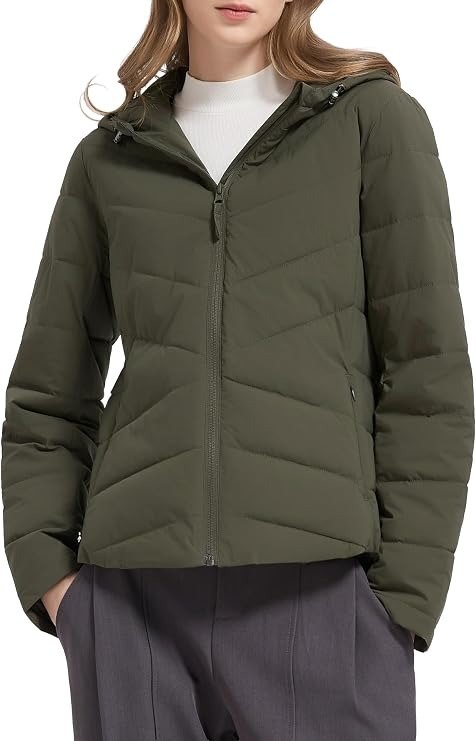 Women's Lightweight Hooded Puffer Jacket