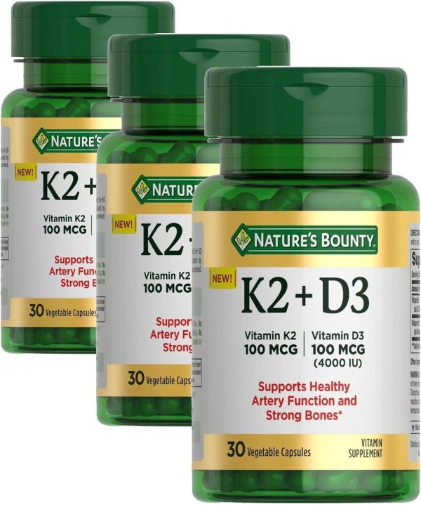 Vitamin D3 K2 4000IU 90 Capsules