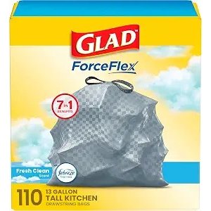 Glad  厨房垃圾袋 13加仑 110只