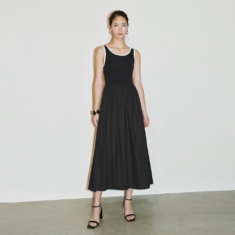 Women s Patchwork Knit Maxi Dress