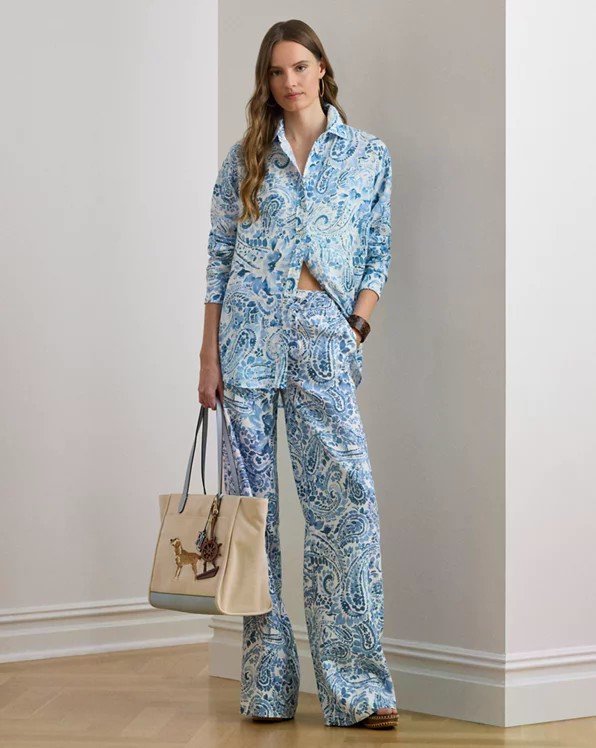 Linen Wide-Leg Pant