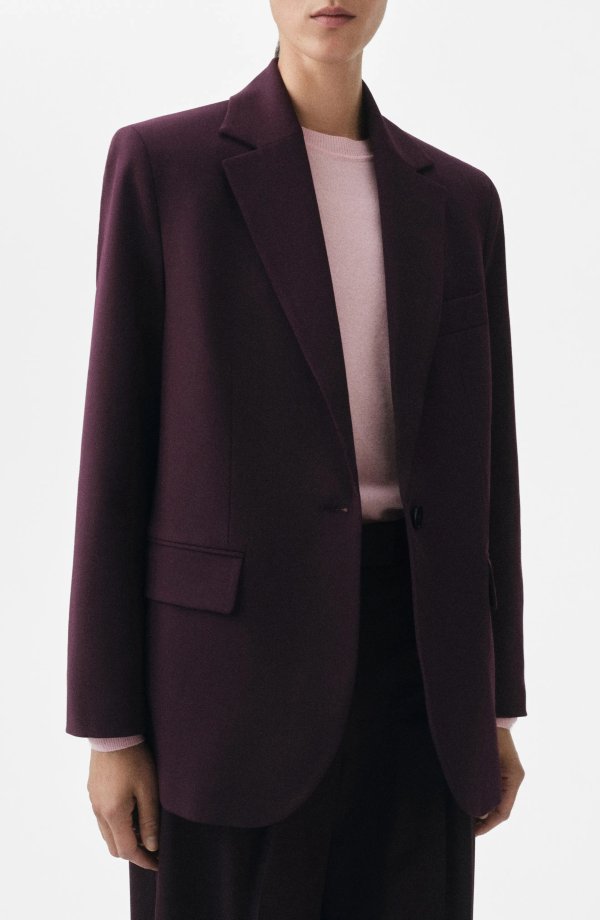 Selection Women's One-Button Suit Blazer