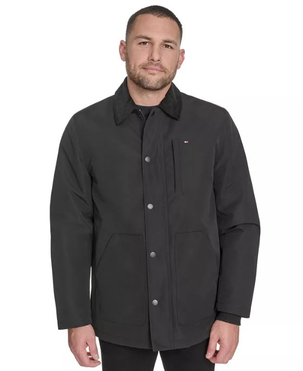 Highland Men's Barn Coat Corduroy Collar