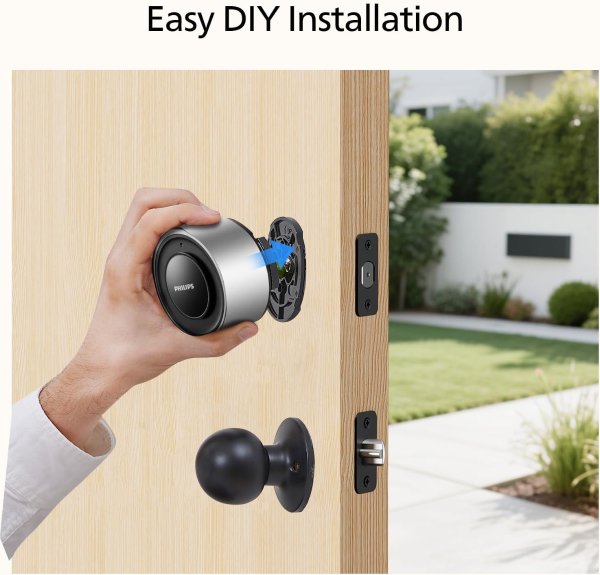 230X Smart Door Lock Silver WiFi