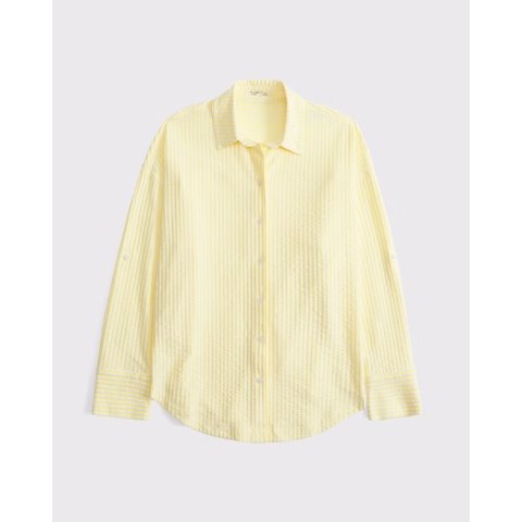 Abercrombie 女士泡泡纱衬衫外套