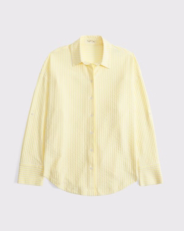 Abercrombie 女士泡泡纱衬衫外套