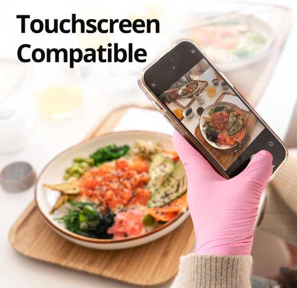 SwiftGrip 丁腈一次性手套1000只，食品级无粉无乳胶
