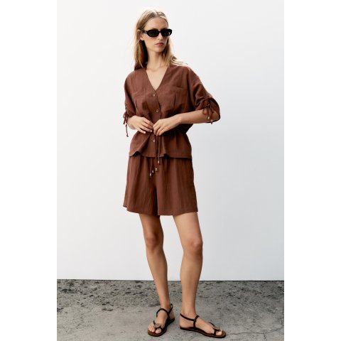 Beaded Short Sleeve Jacket Women