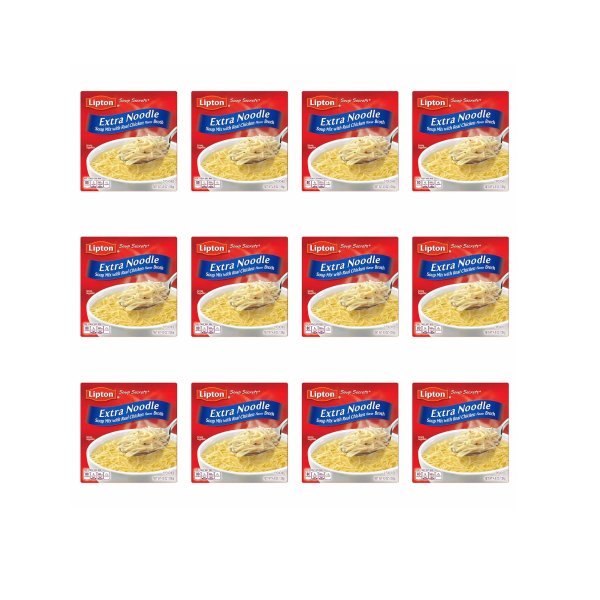 Lipton Instant Noodle Soup Mix 4.9oz 2 Count