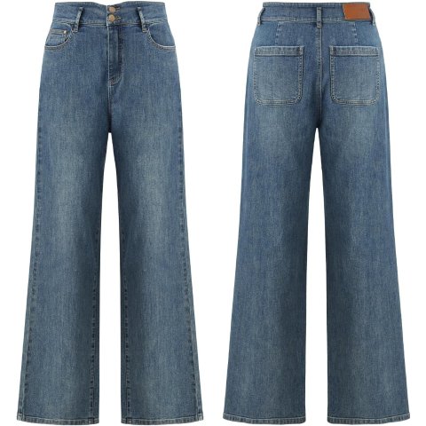 High Waisted Wide Leg Jeans for Women
