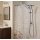 G-Promise All Metal Rain Shower Combo 16 Inch Chrome