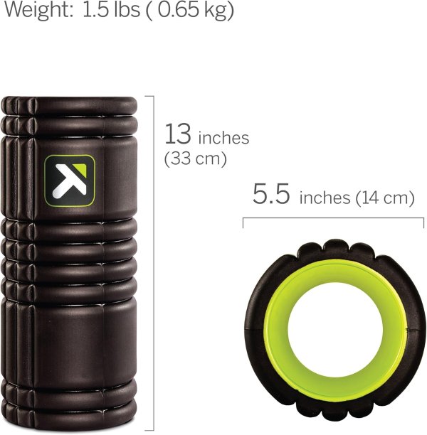 TriggerPoint Grid 1.0 Multi-Density Foam Roller 13 Inch