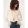 Crepe de Chine and Lace Blouse White