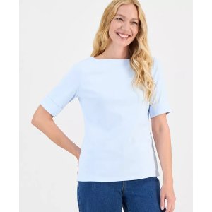 Style & Co 棉质船领上衣