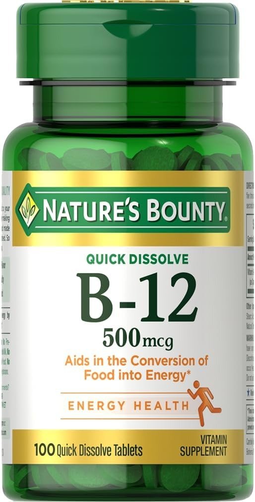  Vitamin B12 500mcg 100 Tablets