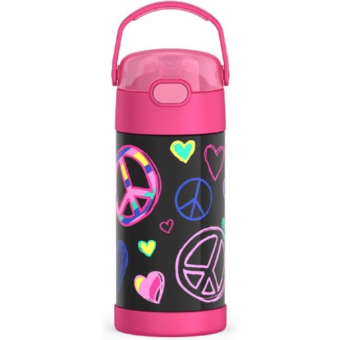 THERMOS FUNTAINER 儿童不锈钢保温水瓶 12盎司
