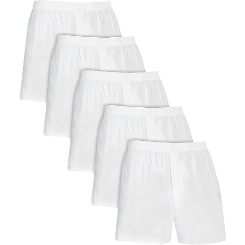 Men s Tag Free Woven Boxer Shorts, Relaxed Fit, Moisture Wicking