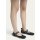 Leather Grommet Ballerina Flats