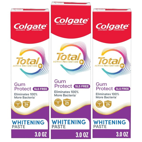 Total Whitening Toothpaste Gum Protect 3-Pack
