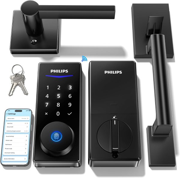 Smart Door Lock Wi-Fi Fingerprint Unlock