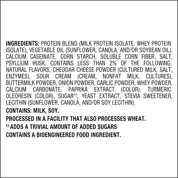 Quest Cheddar Sour Cream Protein Chips 19g Protein 12 Pack