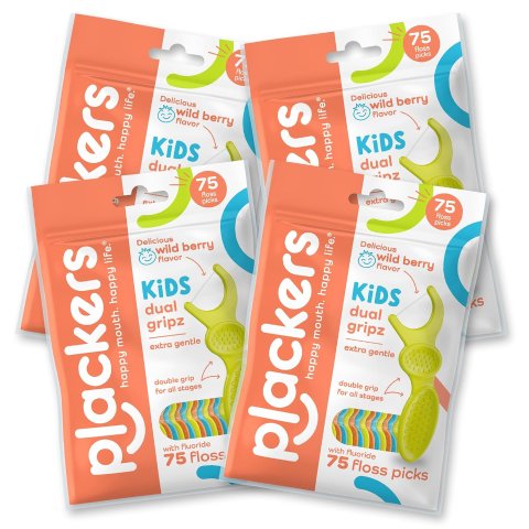 Plackers 儿童牙线棒 300支 混色