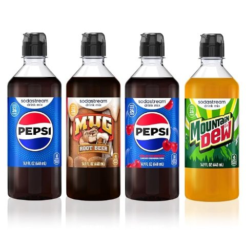  百事多口味汽水瓶 440ml 4瓶装