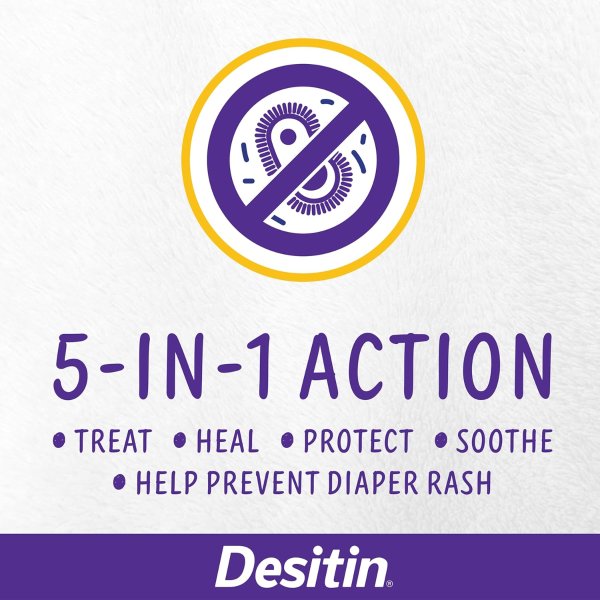Desitin 40% Zinc Oxide Diaper Rash Paste 4.8oz