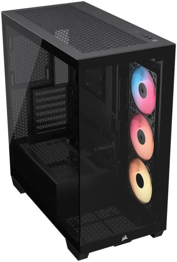  3500X RS-R Glass Mid-Tower PC Case 3 Fans