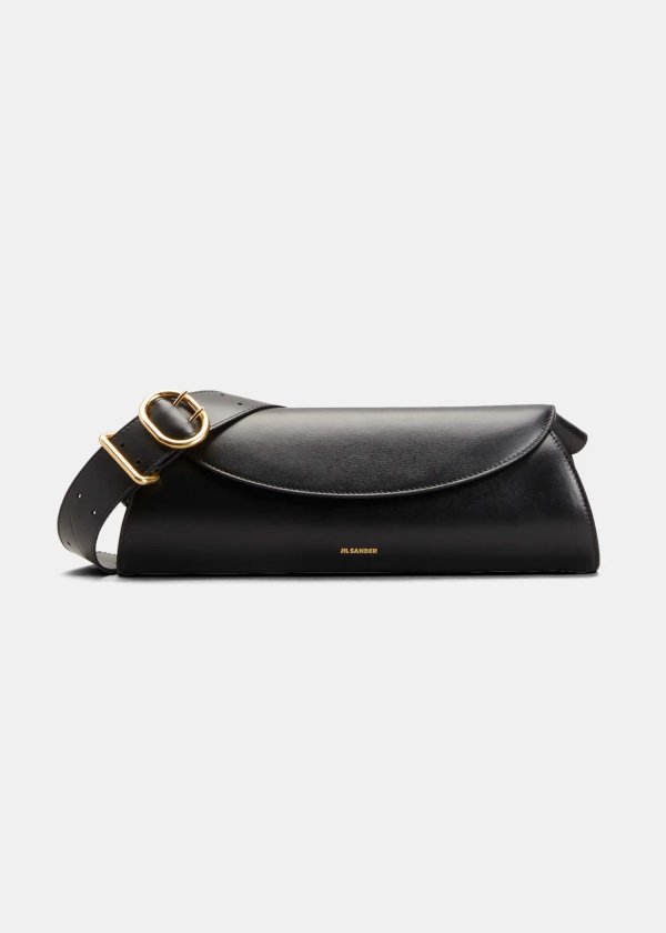 Cannolo Small Napa Leather Shoulder Bag