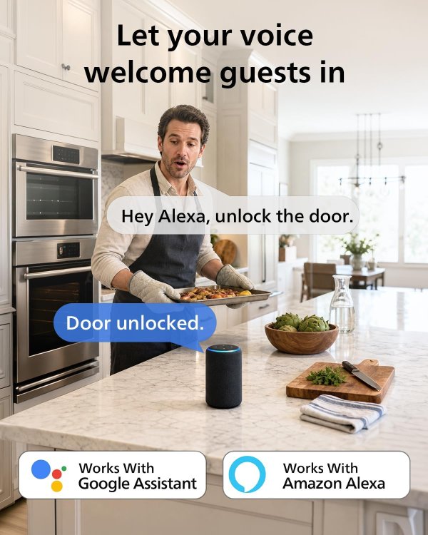Smart Door Lock Wi-Fi Fingerprint Unlock