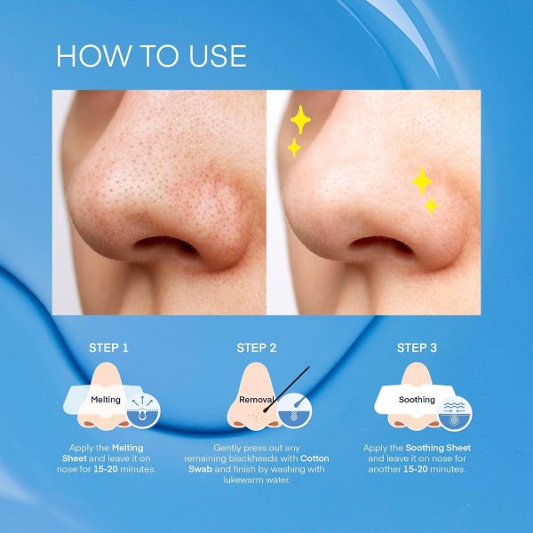 TEREZ & HONOR Blackhead Remover Nose Pore Patches 5 Pcs