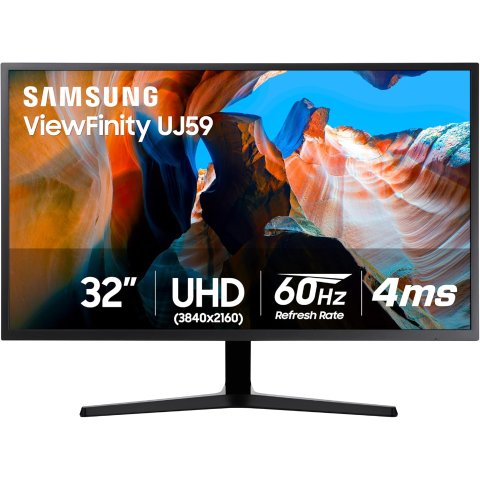 UJ59 32英寸 4K显示器 黑色