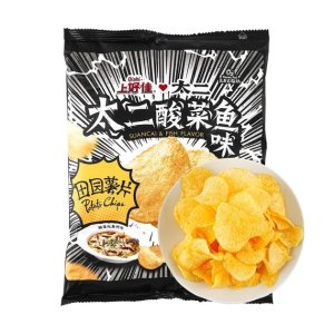 Oishi  田园薯片 酸菜鱼味 70g